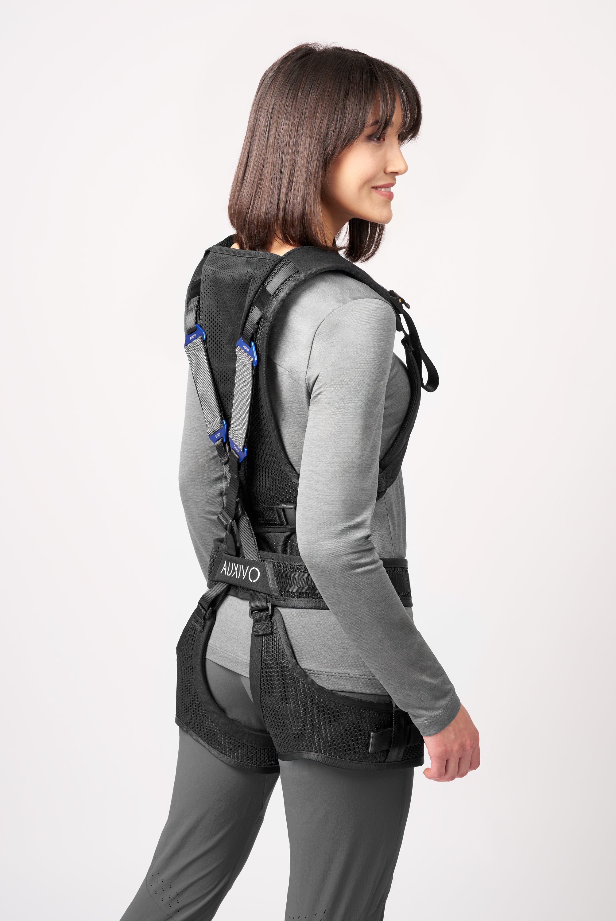 Auxivo Liftsuit2 : Commercial Back Support Exoskeleton - side - w