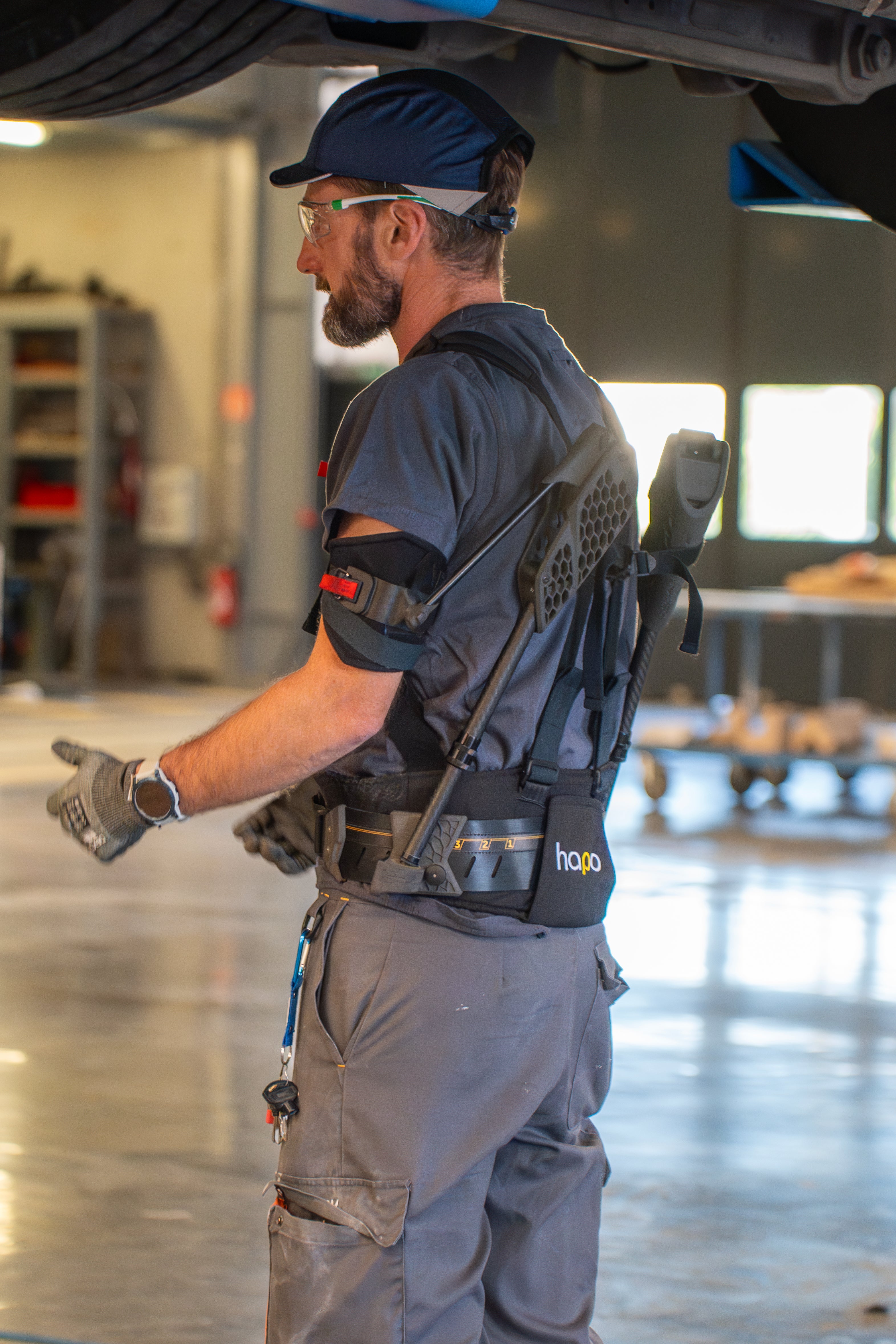 HAPO UP: Passive Shoulder & Arm Exoskeleton for Overhead Work-thumbnail